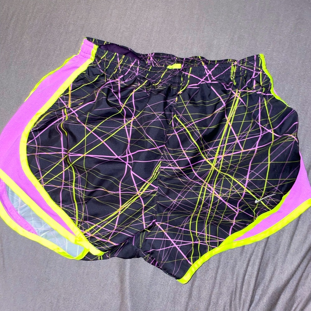 Black Nike running shorts